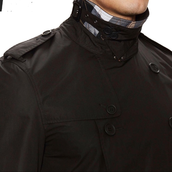 SOLD - New Burberry Brit short trench coat size M - Picture 3 of 8